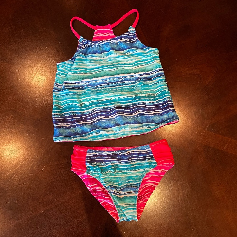 Tommy Bahama Girls Reversible Tankini